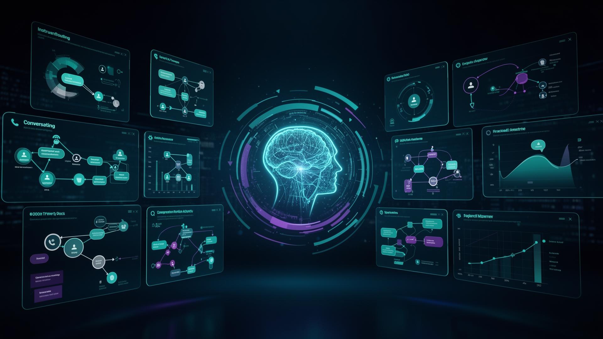 AI voice waveform visualization
